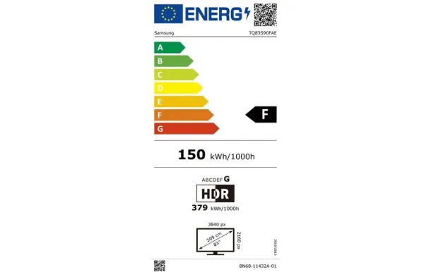 SAMSUNG Téléviseur UHD 4K SA TQ83S90FAEXXC